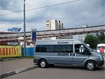 Бесплатный автобус Genser в пункт аренды автомобилей АрендаАвто-люб на ул.Добролюбова